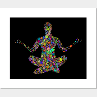 yoga design helty life design love this design brand new Posters and Art